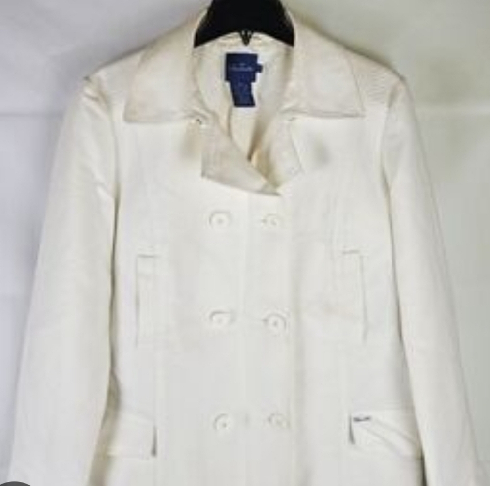 Facconable Double-Breasted Cream Jacket - image 2